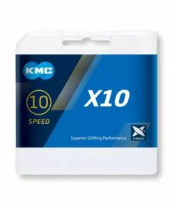 Cadena KMC X10 10v Plata/Negro