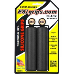 Puños ESIgrips Extra Chunky Negro 1 Puños ESIgrips Extra Chunky Negro